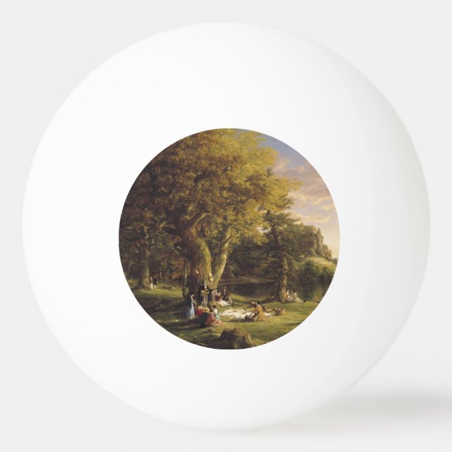 Thomas Cole The Pic-Nic Ping Pong Ball (Front)