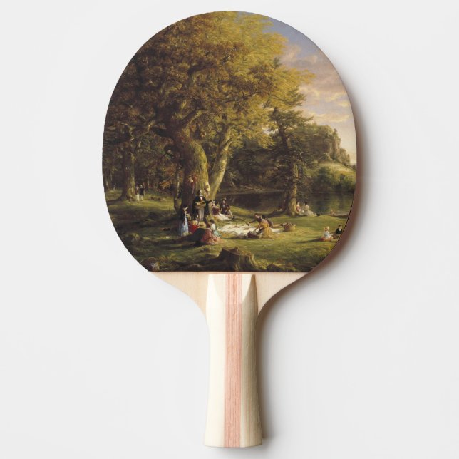 Thomas Cole The Pic-Nic Ping Pong Paddle (Front)