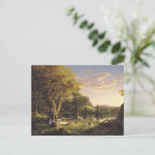 Thomas Cole The Pic-Nic Postcard