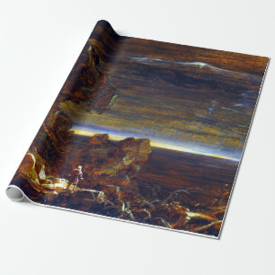 Thomas Cole The Pilgrim of the World Wrapping Paper