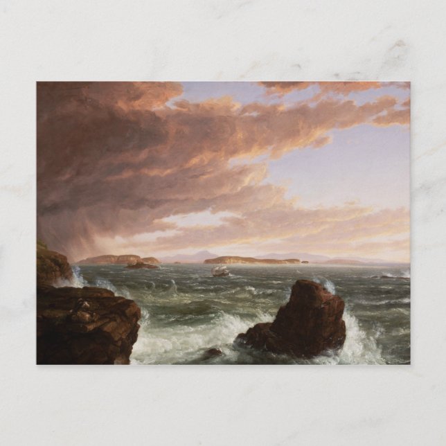 Thomas Cole - Views Across Frenchman's Bay Postcard (Front)