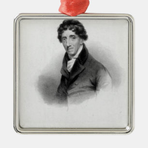Thomas Coutts, Esq. drawn by A. Chisholm Metal Ornament