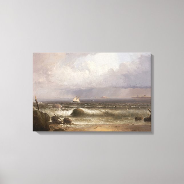 Thomas Doughty - Coming Squall Canvas Print (Front)