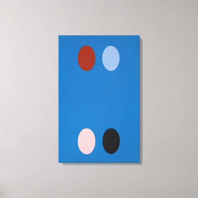 Thomas Downing - France Blue - 1965 Canvas Print (Front)