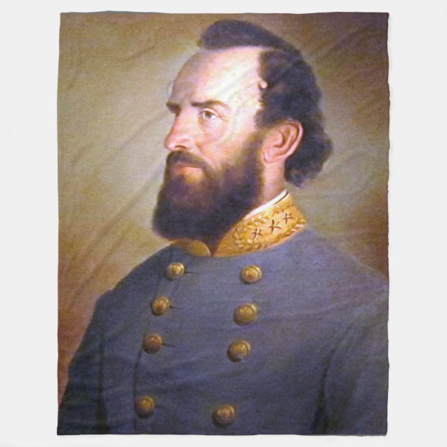 THOMAS E. (STONEWALL) JACKSON FLEECE BLANKET (Front)