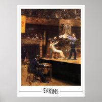 Thomas Eakins Affiche d'art Zedign #350