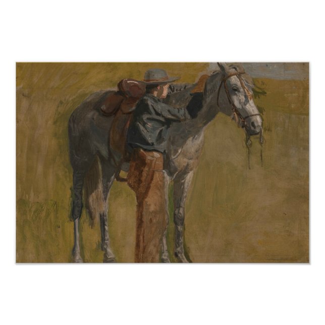 Thomas Eakins - Cowboy: Study for Cowboys Photo Print (Front)