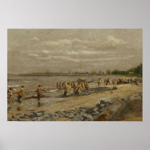 Thomas Eakins - Hauling the Seine Poster