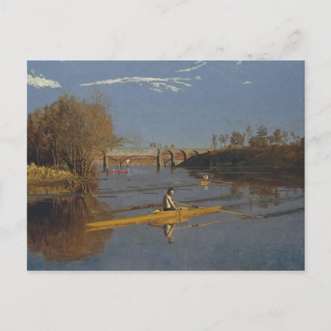 Thomas Eakins - The Champion Single Sculls Postcard (Front)