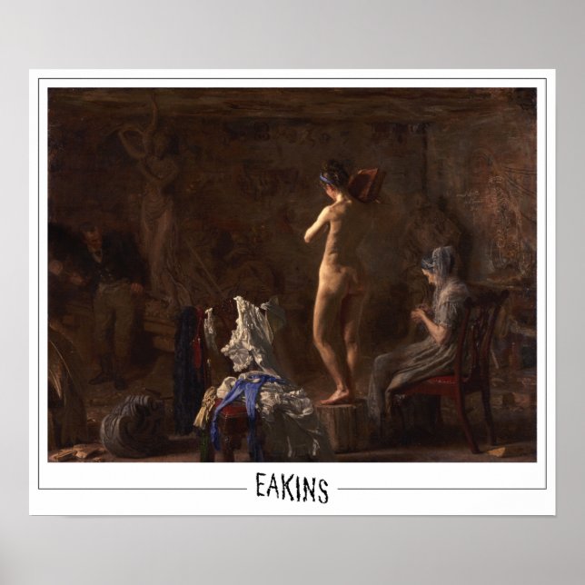 Thomas Eakins Zedign Affiche d'art #6 (Devant)