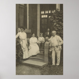 Thomas Edison et Family Poster
