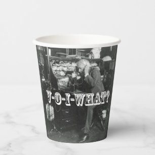 Thomas Edison Hears About VoIP Paper Cups