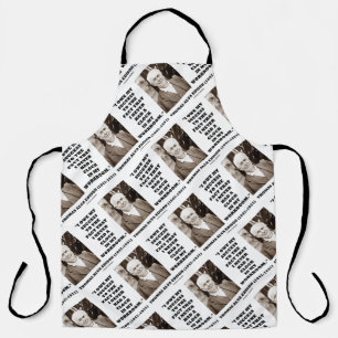 Thomas Edison Owe Success Never Had Clock Workroom Apron