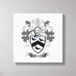 Thomas Family Crest Canvas Print