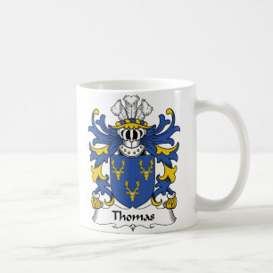 Thomas Family Crest Coffee Mug