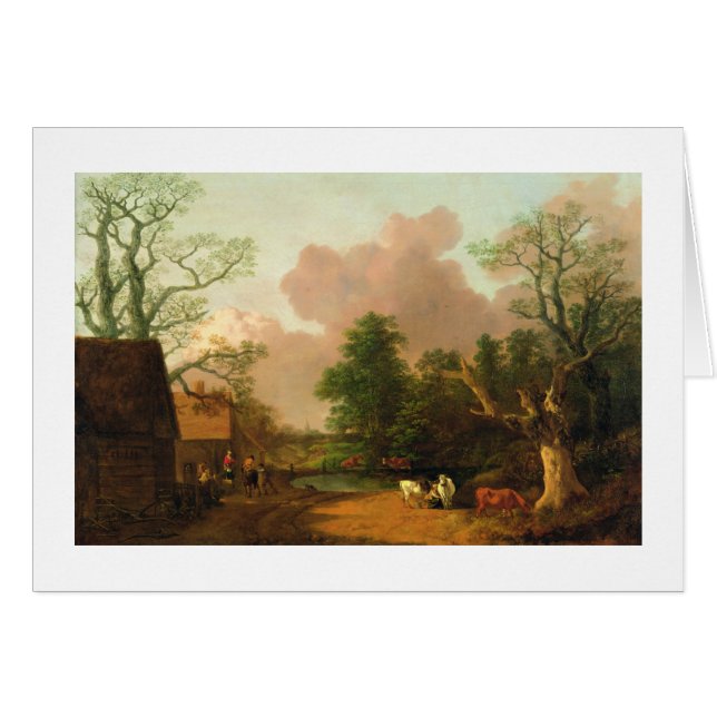 Thomas Gainsborough | A Landscape with Figures, Fa (Devant horizontal)