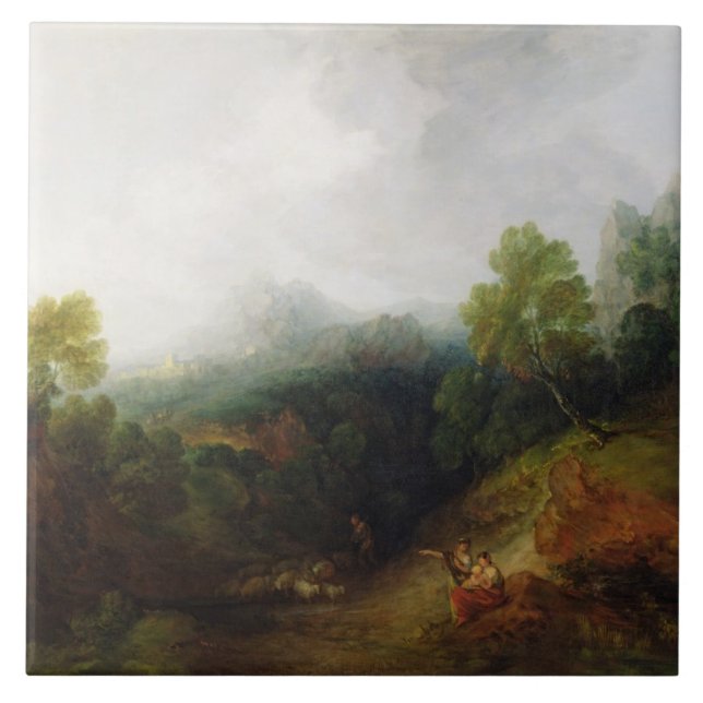 Thomas Gainsborough | A Mountain Valley with Rusti Tile (Front)