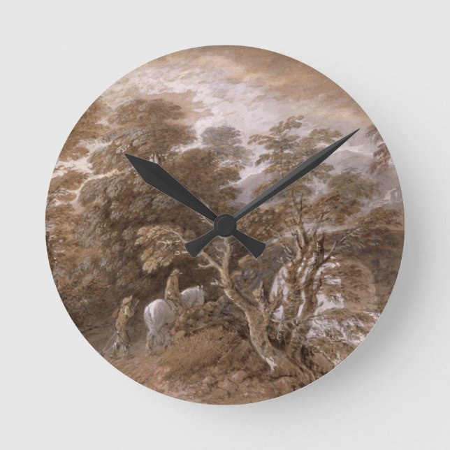 Thomas Gainsborough | A Woodland Pool with Rocks a Round Clock (Front)