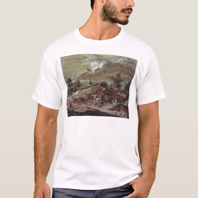 Thomas Gainsborough |Landscape: Storm Effect, 18th T-Shirt (Front)
