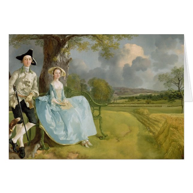 Thomas Gainsborough |Mr et Mme Andrews, c.1748-9 (Devant horizontal)