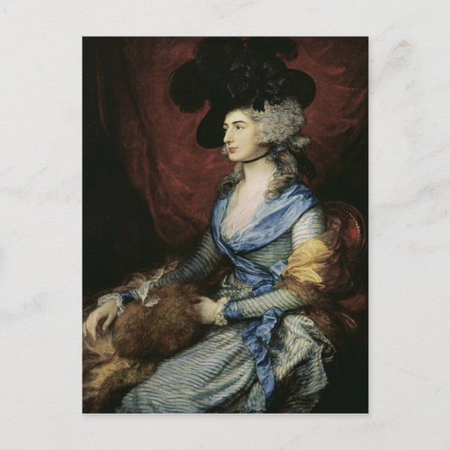 Thomas Gainsborough |Mrs Sarah Siddons, the actres Postcard (Front)