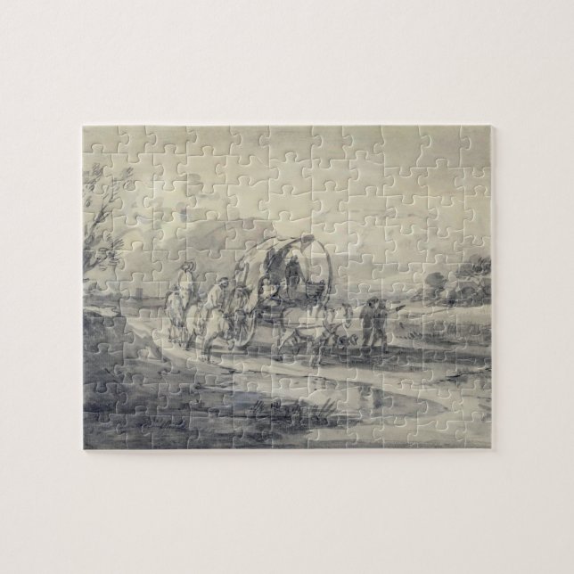 Thomas Gainsborough | Open Landscape with Herdsman Jigsaw Puzzle (Horizontal)
