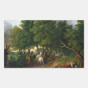 Thomas Gainsborough - Road from Market Sticker