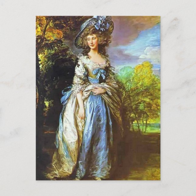 Thomas Gainsborough- Sophia Charlotte Postcard (Front)