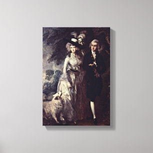 Thomas Gainsborough - The morning walk Canvas Print