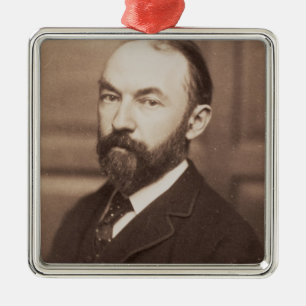 Thomas Hardy (1840-1928) (sepia photo) Metal Ornament