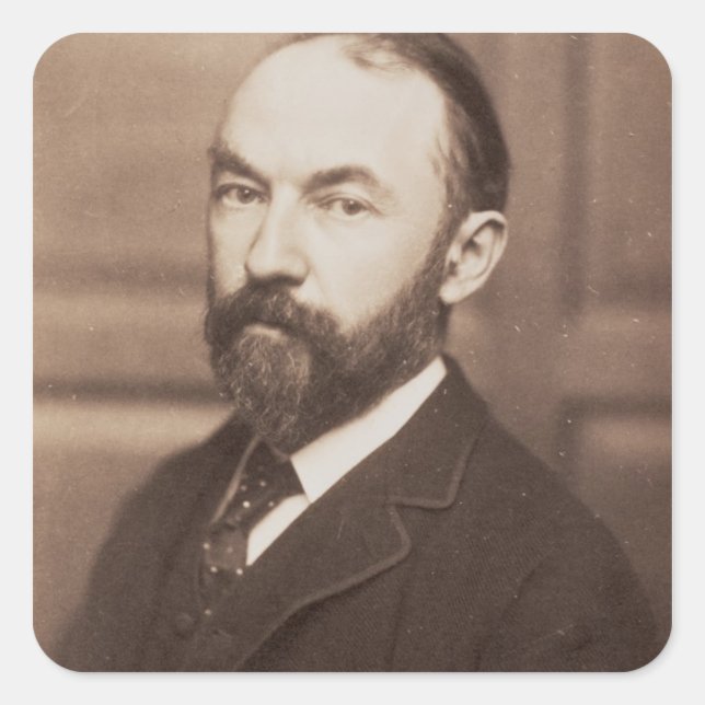 Thomas Hardy (1840-1928) (sepia photo) Square Sticker (Front)