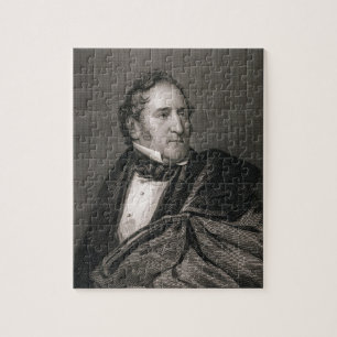 Thomas Hart Benton, engraved by William G. Armstro Jigsaw Puzzle