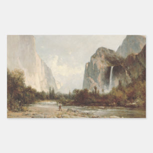 Thomas Hill - Yosemite, Bridal Veil Falls Sticker