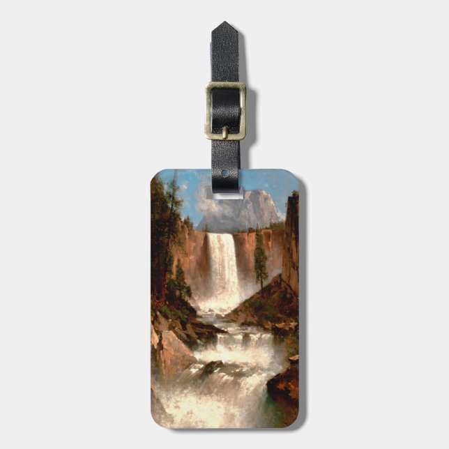 Thomas Hill's Vernal Falls, Yosemite Luggage Tag (Front Vertical)