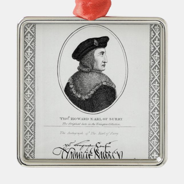 Thomas Howard Metal Ornament (Front)