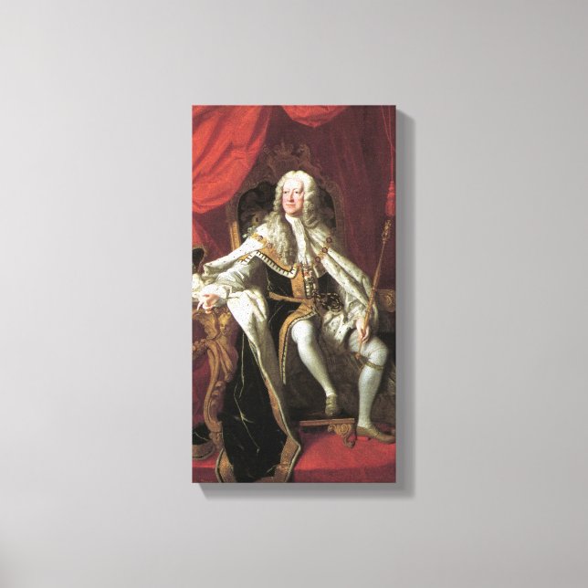 Thomas Hudson King George II Canvas Print (Front)
