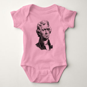 Thomas Jefferson Baby Bodysuit