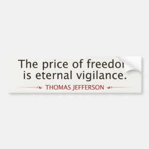 Thomas Jefferson Bumper Sticker