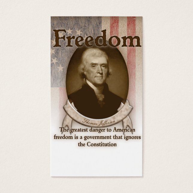 Thomas Jefferson – Freedom (Front)