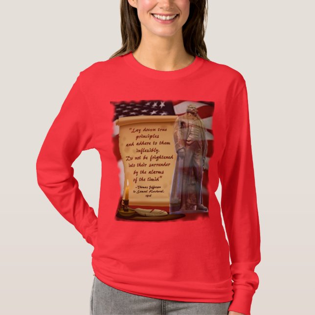 Thomas Jefferson Inflexibility T-Shirt (Front)