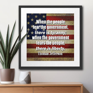 Thomas Jefferson: Liberty vs. Tyranny Poster