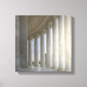 Thomas Jefferson Memorial Circular Colonnade Canvas Print