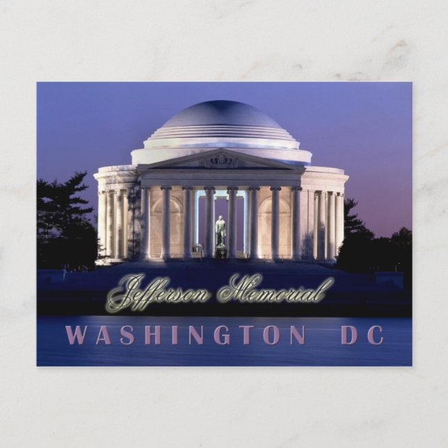 Thomas Jefferson Memorial, Washington, D.C. Postcard (Front)