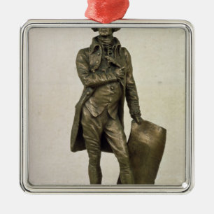 Thomas Jefferson Metal Ornament
