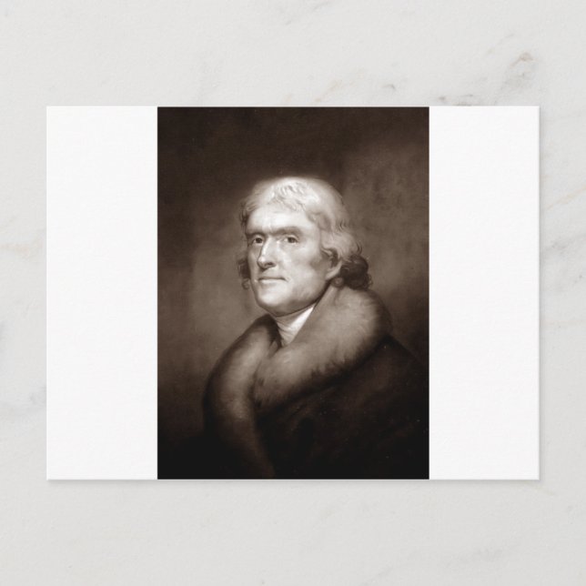 Thomas Jefferson Postcard (Front)