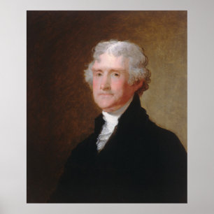 Thomas Jefferson - Poster d'art raffiné Gilbert St