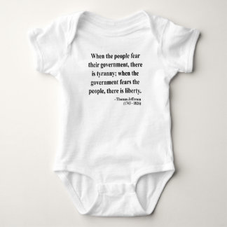 Thomas Jefferson Quote 5a Baby Bodysuit