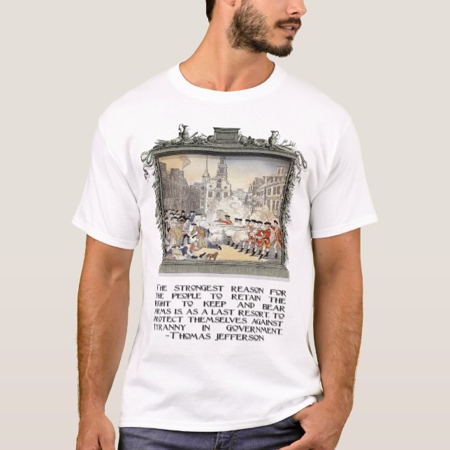 Thomas Jefferson Quotes T-Shirt (Front)
