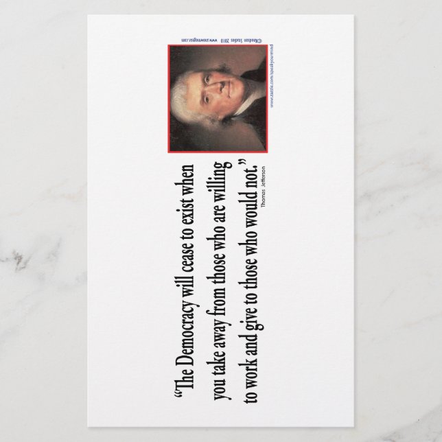 Thomas Jefferson Stationery (Front)