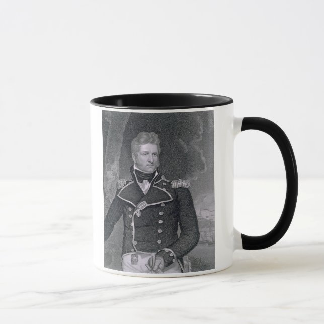 Thomas Macdonough (1783-1825) engraved by John B. Mug (Right)